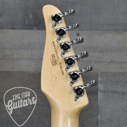 Pre-Owned 2008 Tom Anderson Hollow Drop Classic HSS Quilt Top - Trans Teal with Hard Case