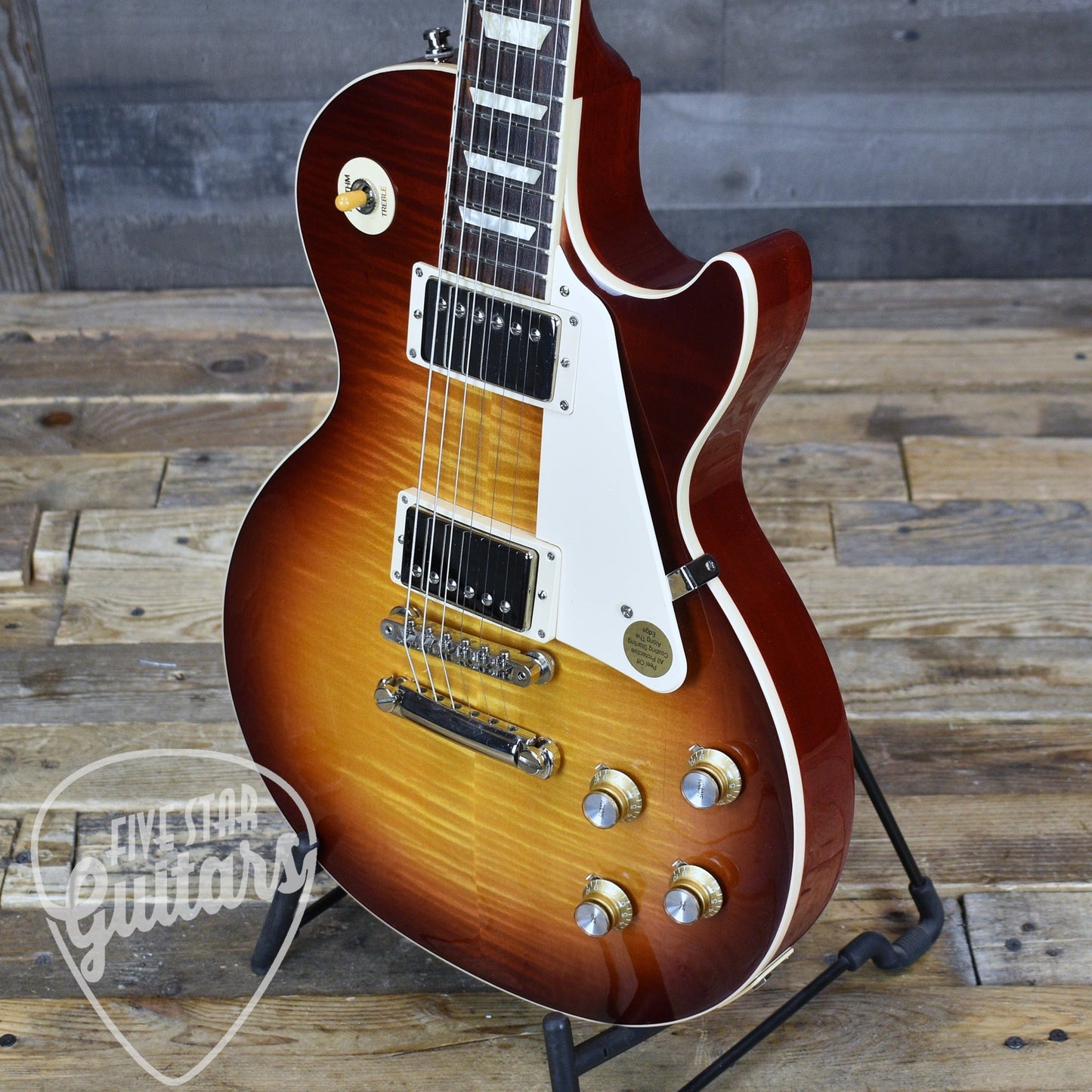 Pre-Owned 2021 Gibson Les Paul Standard 60's - Bourbon Burst with Hard Shell Case