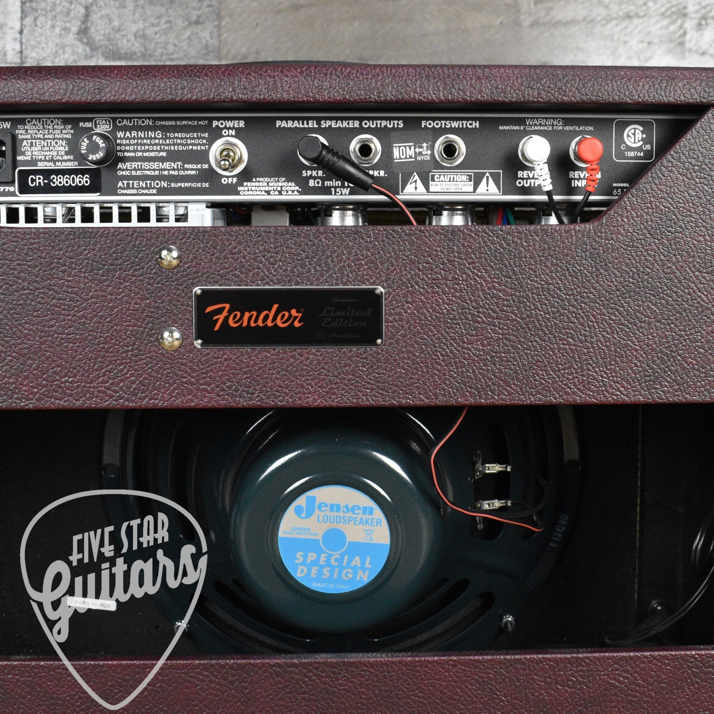 Pre-Owned Fender Limited Edition '65 Princeton Reverb - Wine