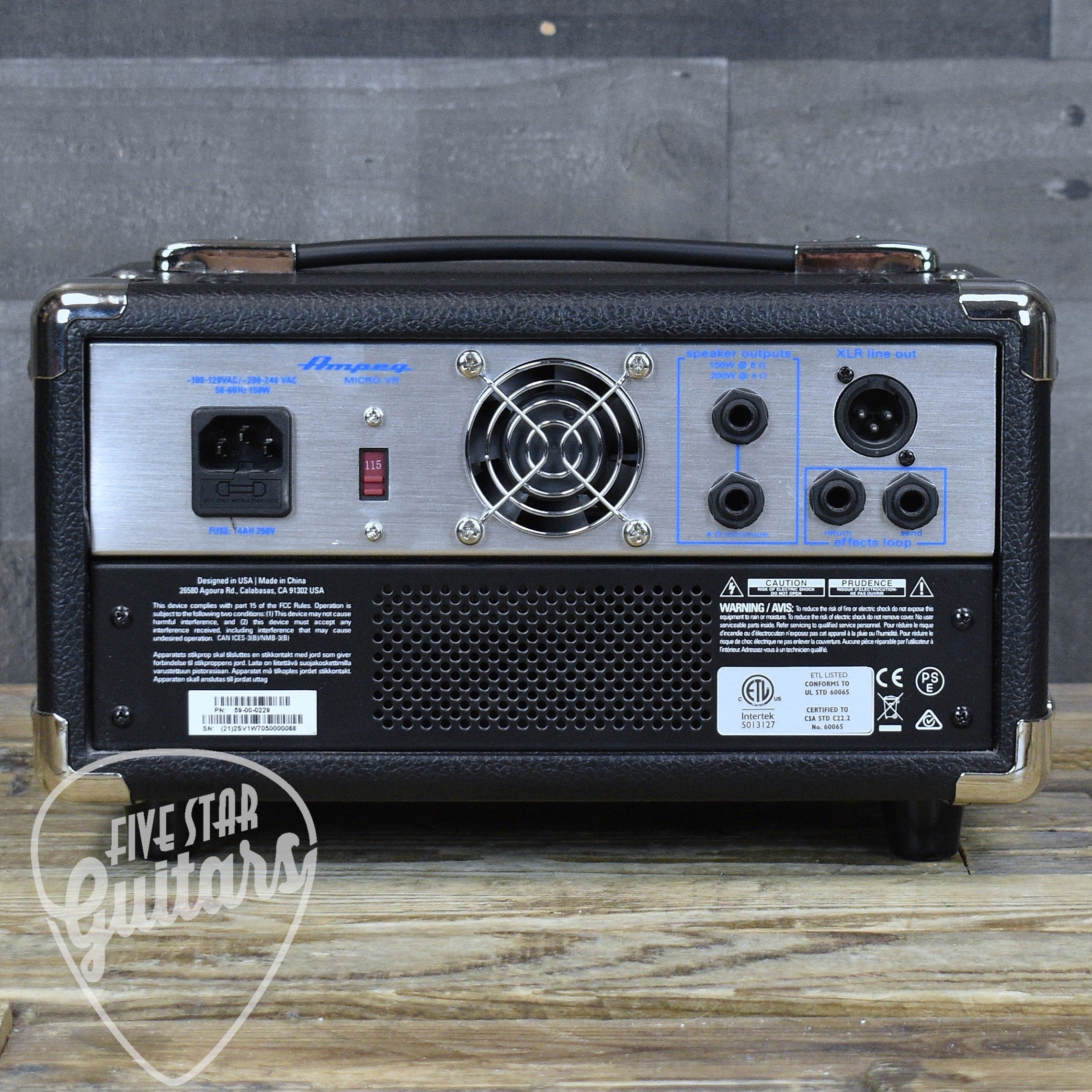 Pre-Owned Ampeg Micro-VR 2x10 Stack – Five Star Guitars