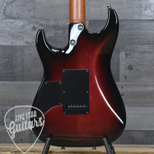 Pre-Owned Anderson Cobra S - Transparent Plum to Black Burst with Hardshell Case