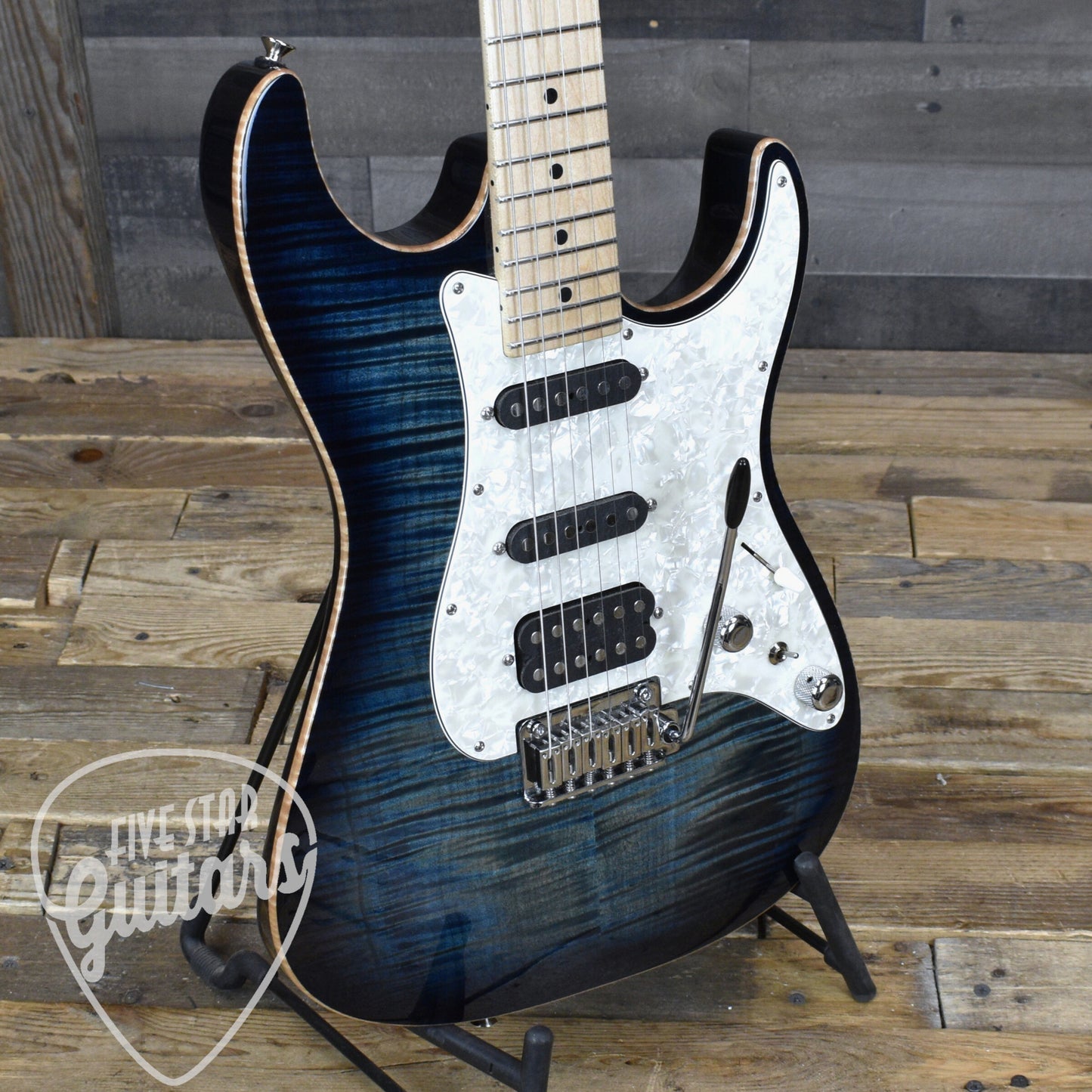 Pre-Owned Tom Anderson Drop Top Classic - Arctic Blue Burst with Hardshell Case