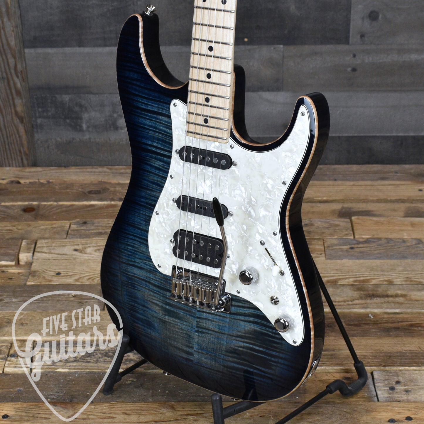 Pre-Owned Tom Anderson Drop Top Classic - Arctic Blue Burst with Hardshell Case