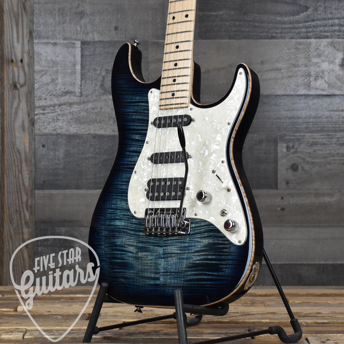 Pre-Owned Tom Anderson Drop Top Classic - Arctic Blue Burst with Hardshell Case