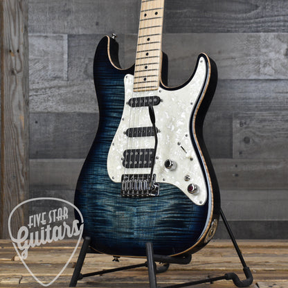 Pre-Owned Tom Anderson Drop Top Classic - Arctic Blue Burst with Hardshell Case