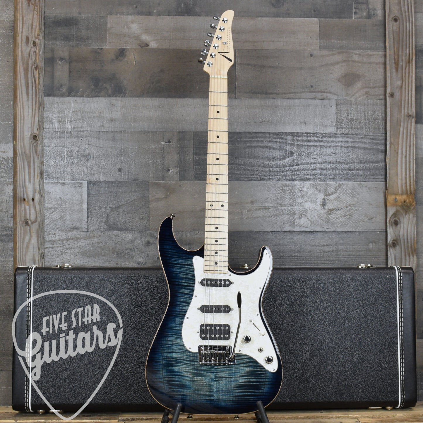 Pre-Owned Tom Anderson Drop Top Classic - Arctic Blue Burst with Hardshell Case