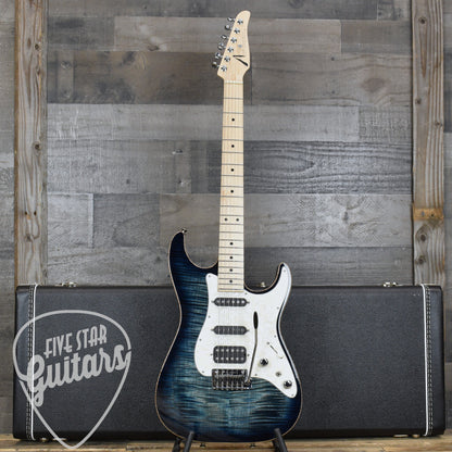 Pre-Owned Tom Anderson Drop Top Classic - Arctic Blue Burst with Hardshell Case