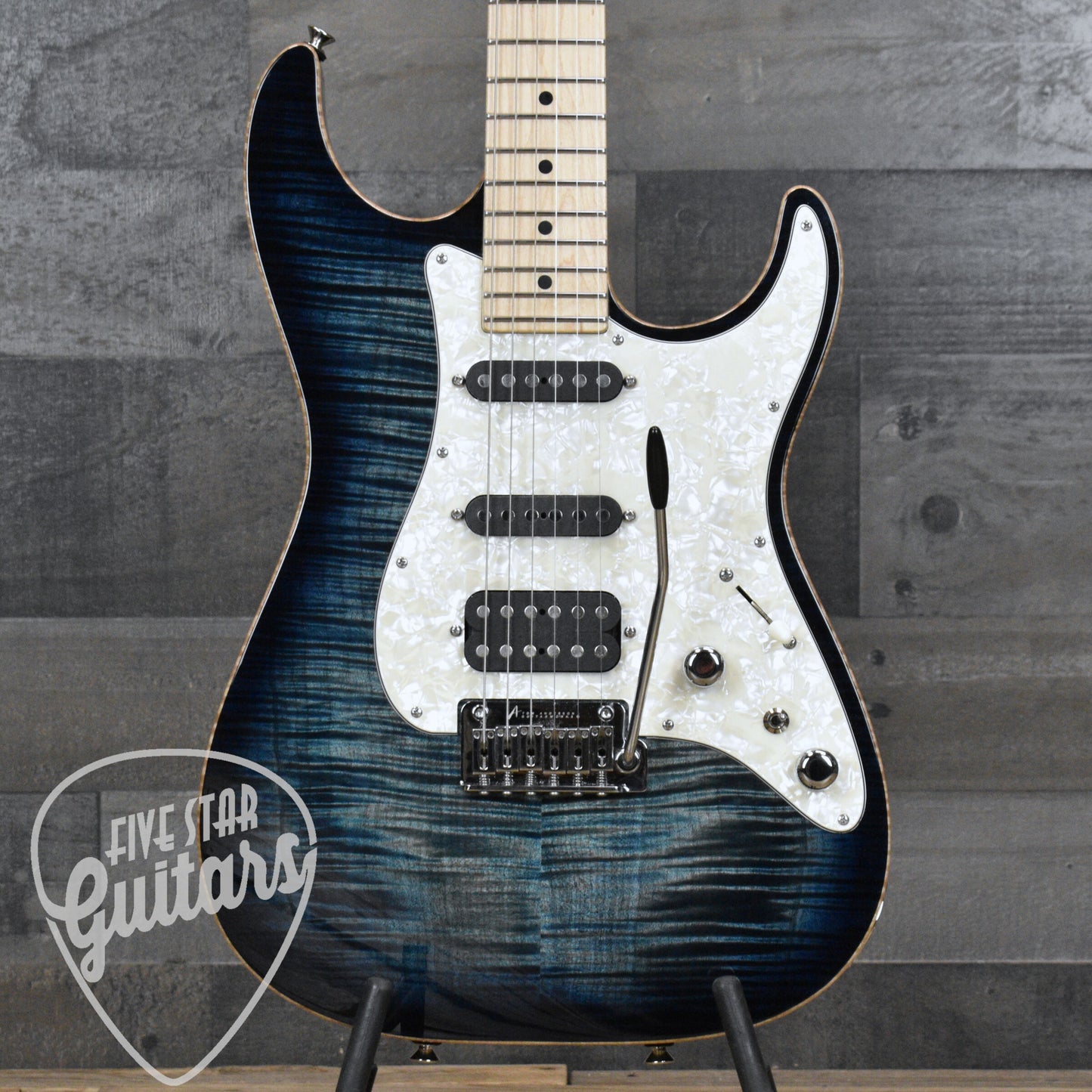 Pre-Owned Tom Anderson Drop Top Classic - Arctic Blue Burst with Hardshell Case