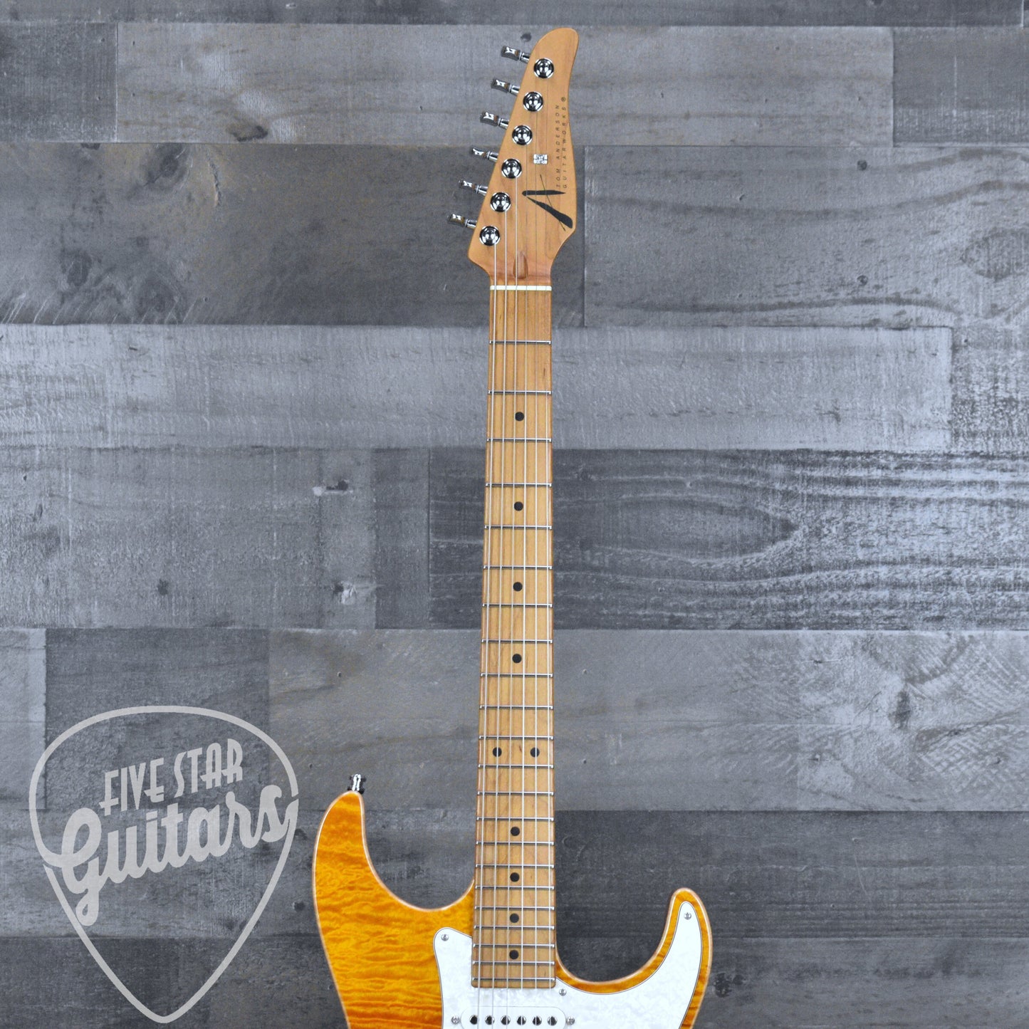 Pre-Owned Anderson Drop Top Classic - Fire Wipeout with Hardshell Case