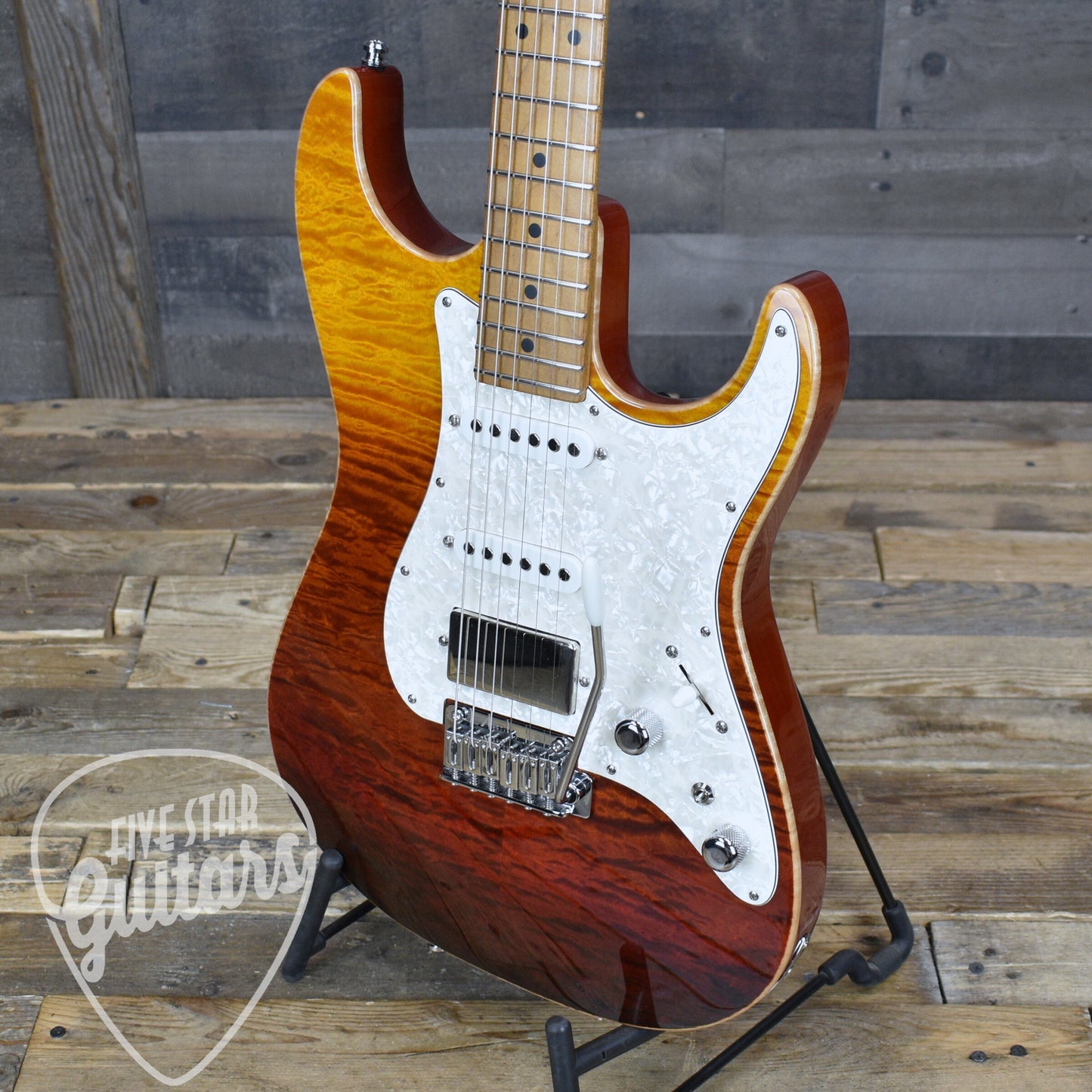 Pre-Owned Anderson Drop Top Classic - Fire Wipeout with Hardshell Case