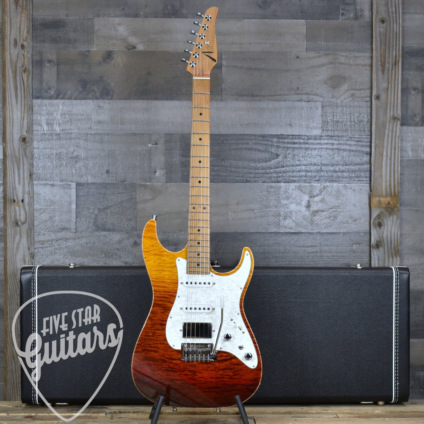 Pre-Owned Anderson Drop Top Classic - Fire Wipeout with Hardshell Case