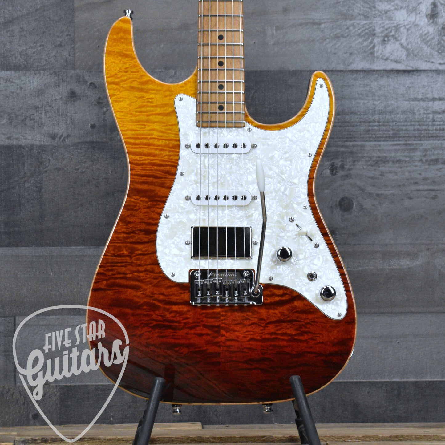 Pre-Owned Anderson Drop Top Classic - Fire Wipeout with Hardshell Case