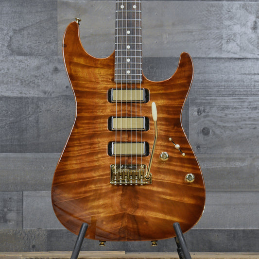 Pre-Owned Anderson Drop Top Koa/Basswood - Light Tobacco Shaded Edge with Hard Shell Case