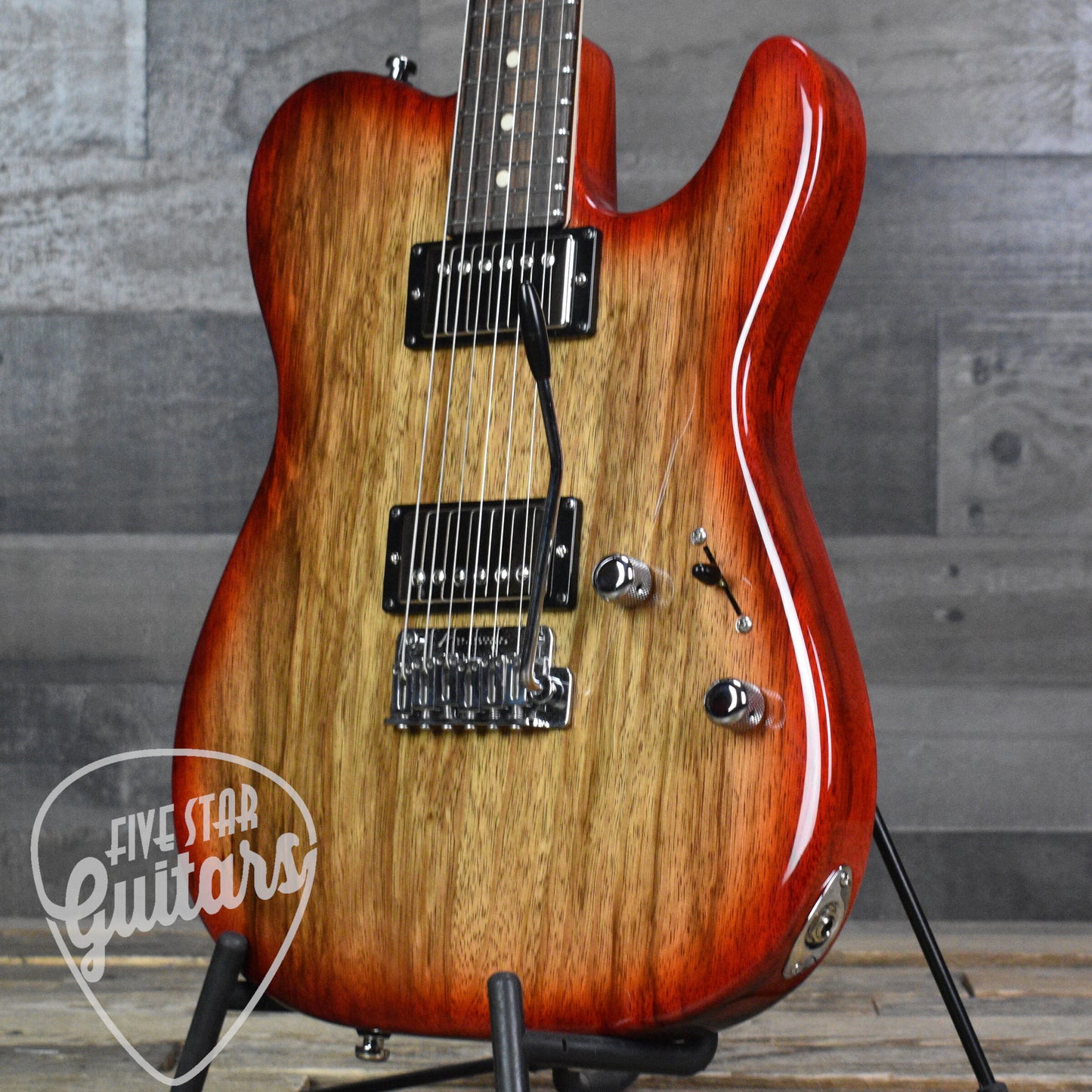 Pre-Owned Anderson Pro Am T  - Cherry Shaded Edge with Hardshell Case