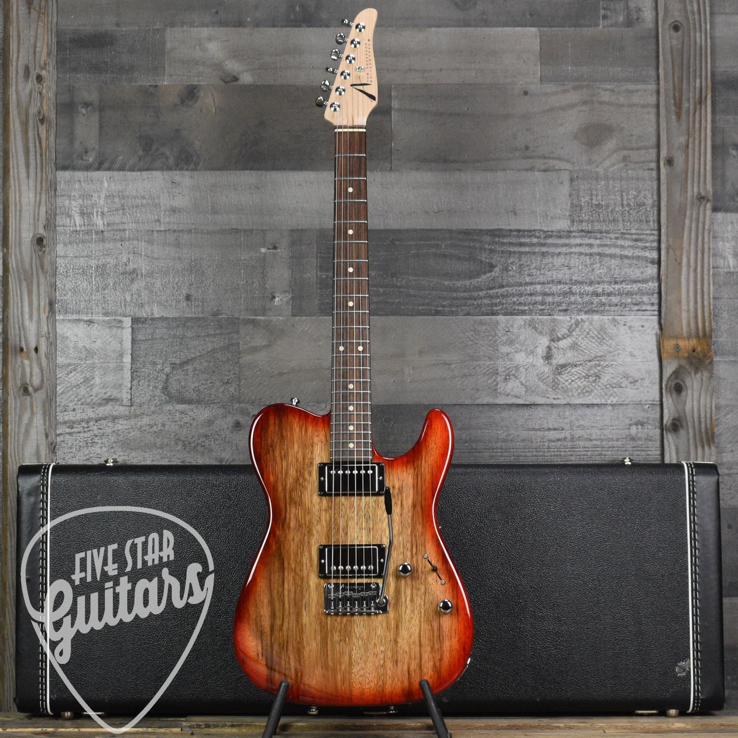 Pre-Owned Anderson Pro Am T  - Cherry Shaded Edge with Hardshell Case