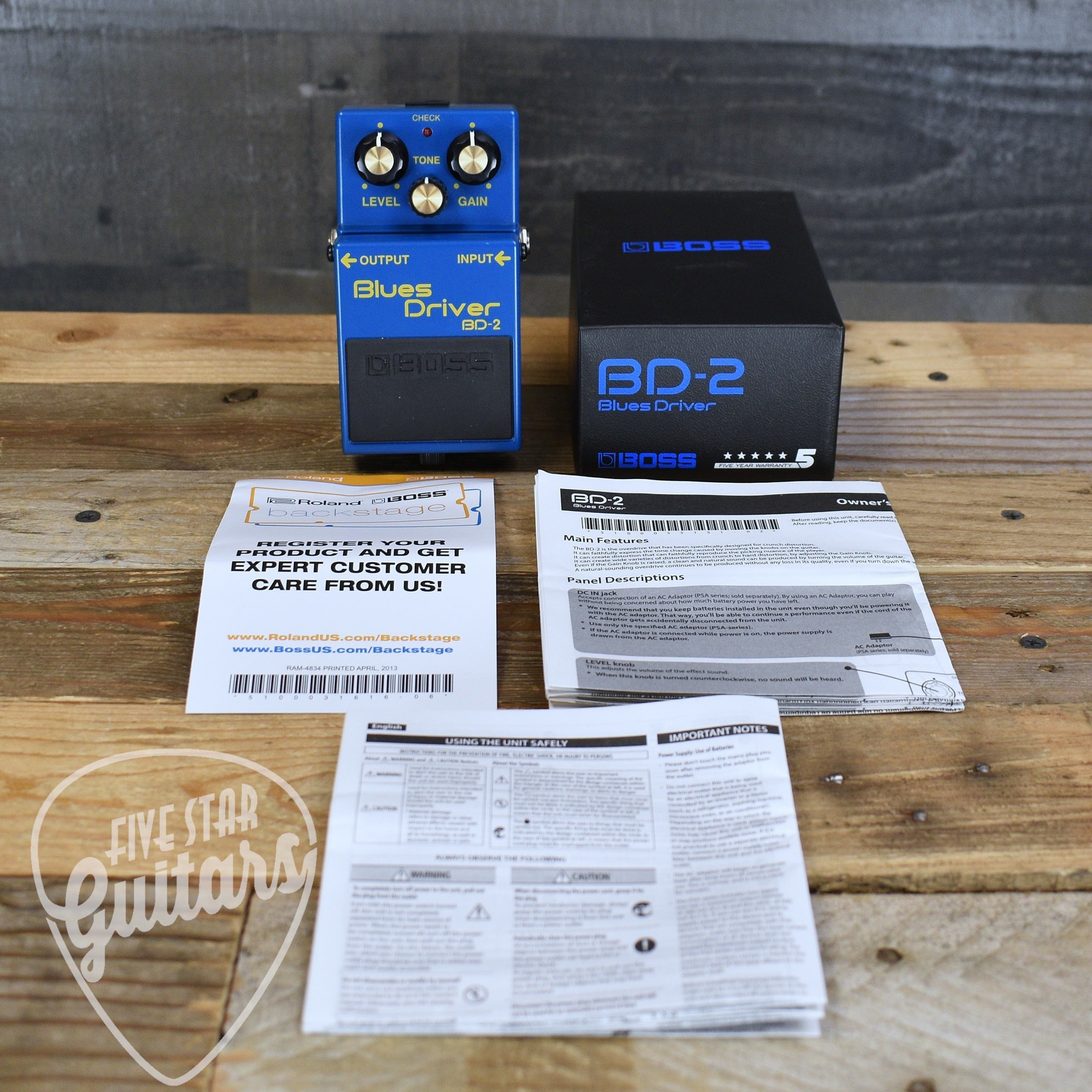 Pre-Owned BOSS BD-2 Blues Driver – Five Star Guitars
