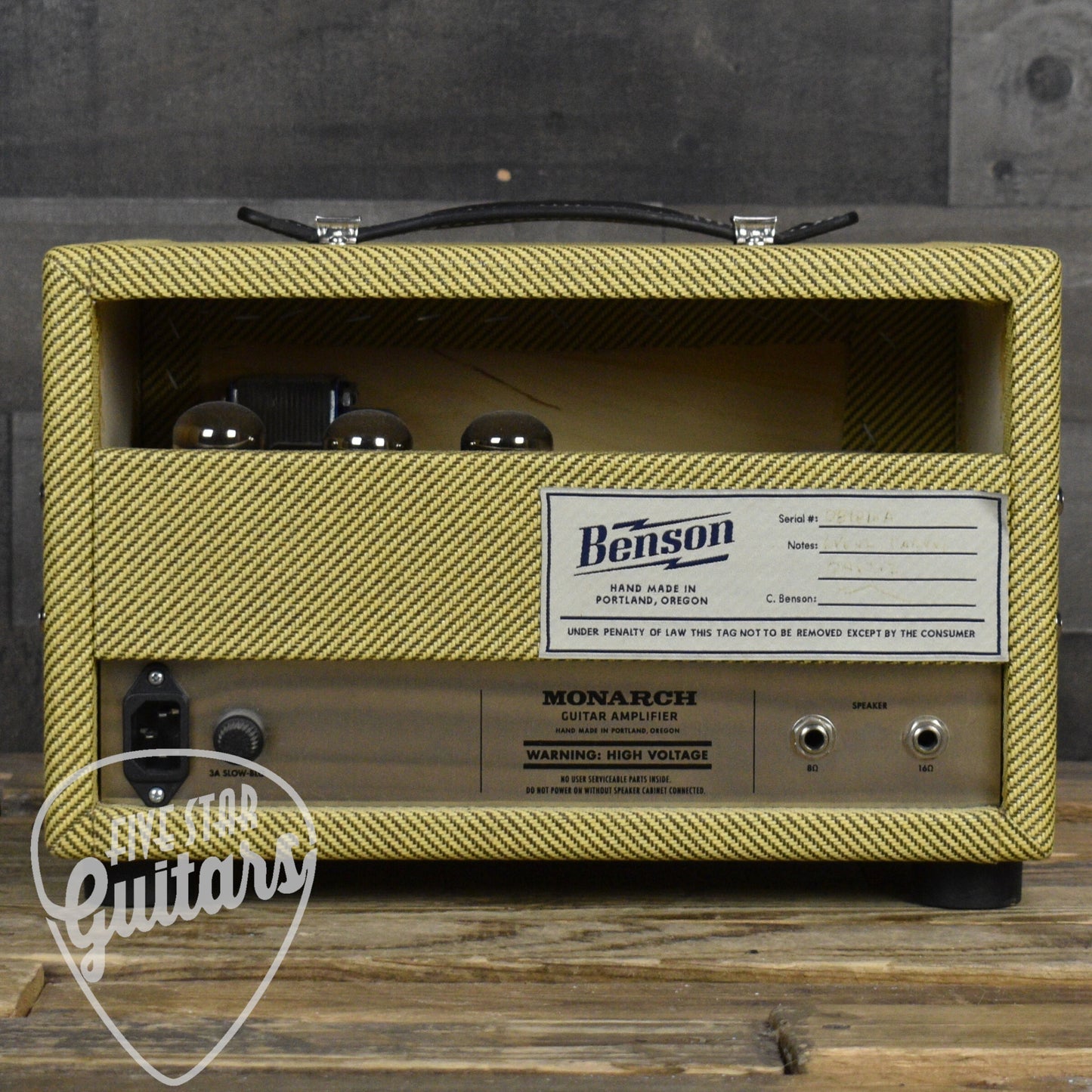 Pre-Owned Benson Monarch 15-Watt 1x12" Guitar Amp Half Stack