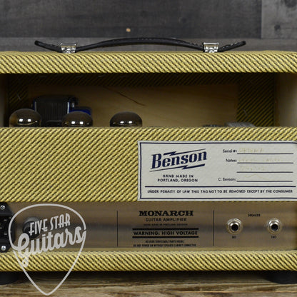 Pre-Owned Benson Monarch 15-Watt 1x12" Guitar Amp Half Stack