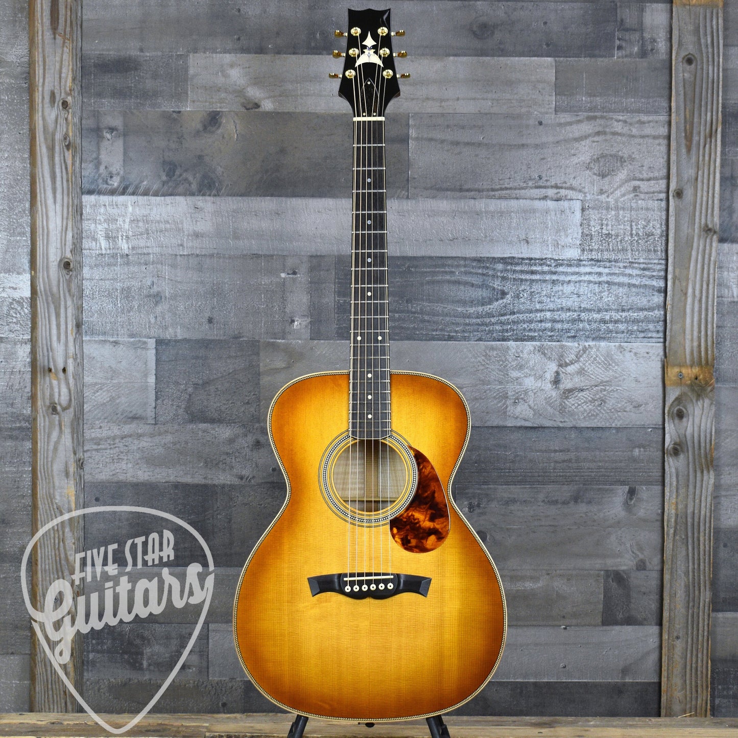Pre-Owned Brian Bishop OM - Sunburst with Hardshell Case