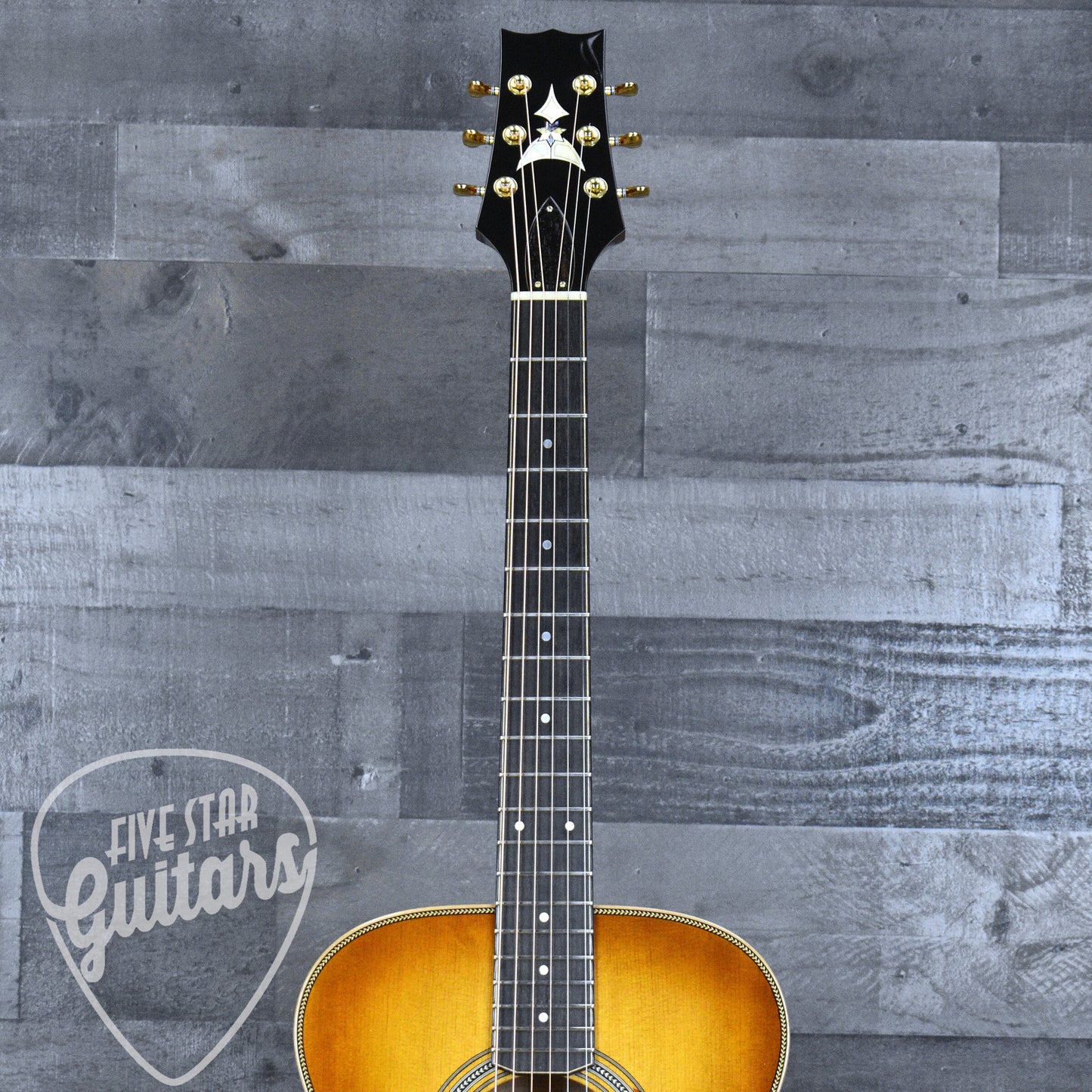 Pre-Owned Brian Bishop OM - Sunburst with Hardshell Case