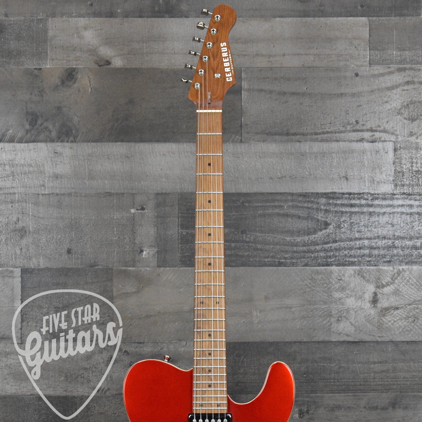 Pre-Owned Cerberus Hermes 6VT - Red with Gigbag
