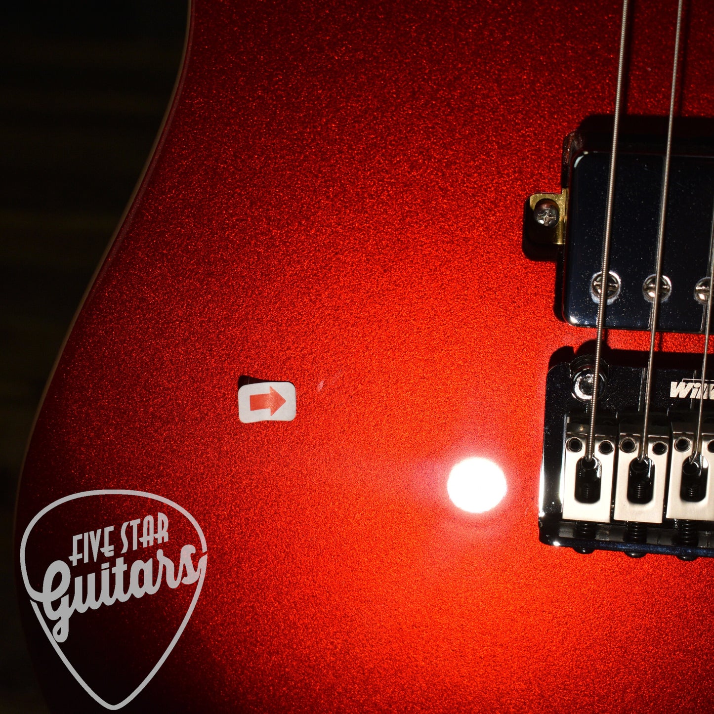 Pre-Owned Cerberus Hermes 6VT - Red with Gigbag