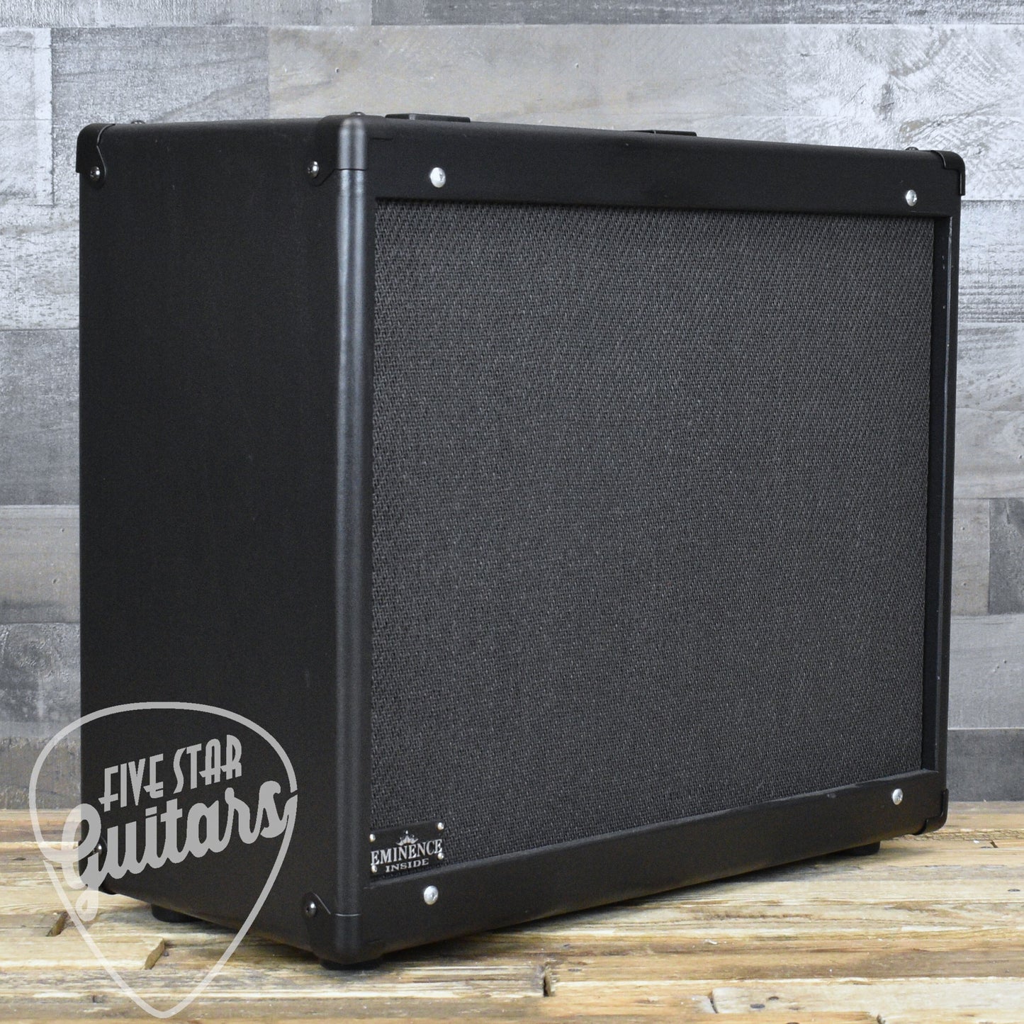 Pre-Owned Custom Build 2x10 Pine Cab - Black with Eminence Lil' Buddy Speakers