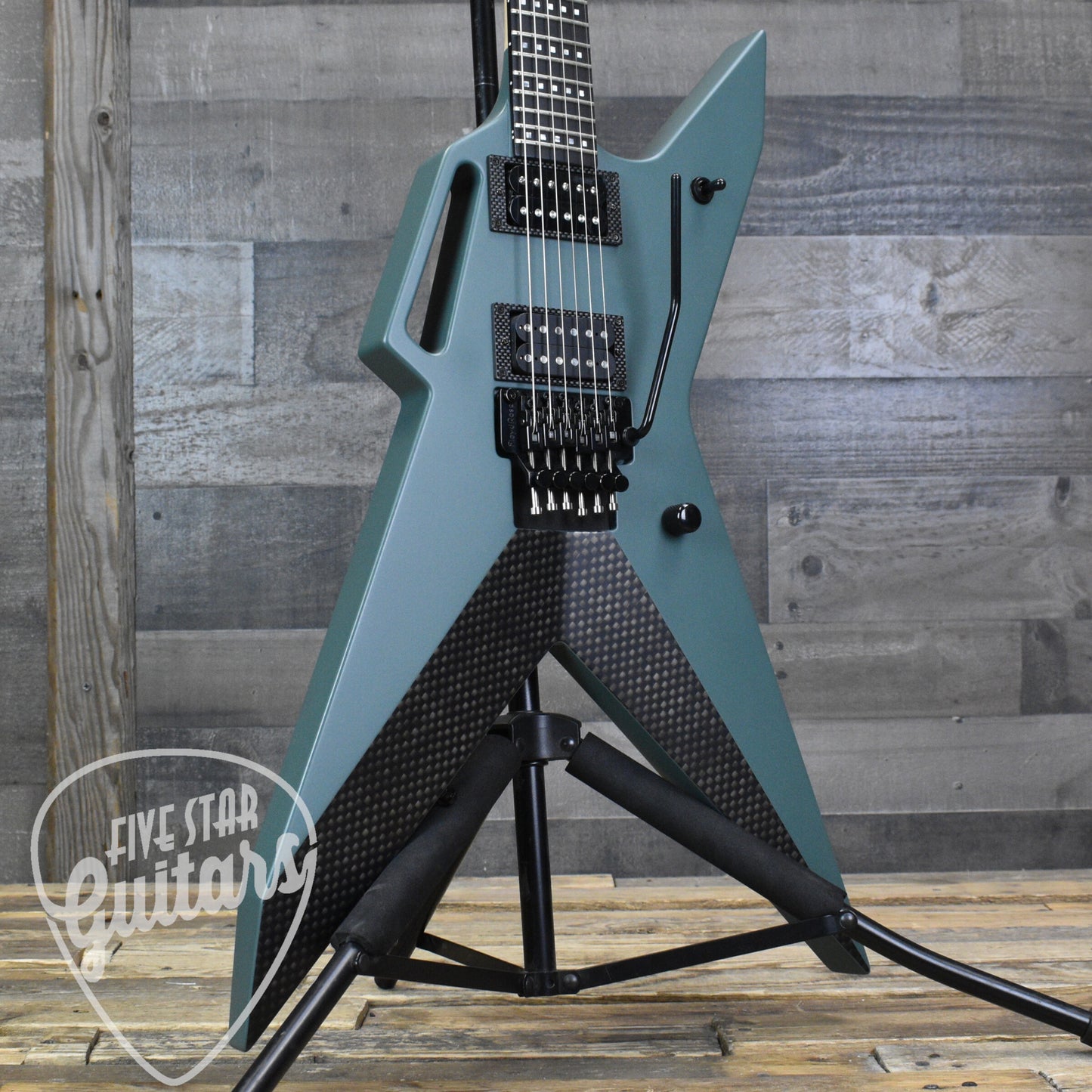 Pre-Owned Dean USA AR6 Zoltan Bathory Signature - Satin Army Green with Hardshell Case