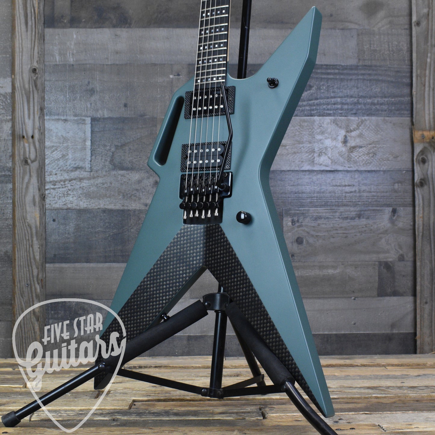 Pre-Owned Dean USA AR6 Zoltan Bathory Signature - Satin Army Green with Hardshell Case