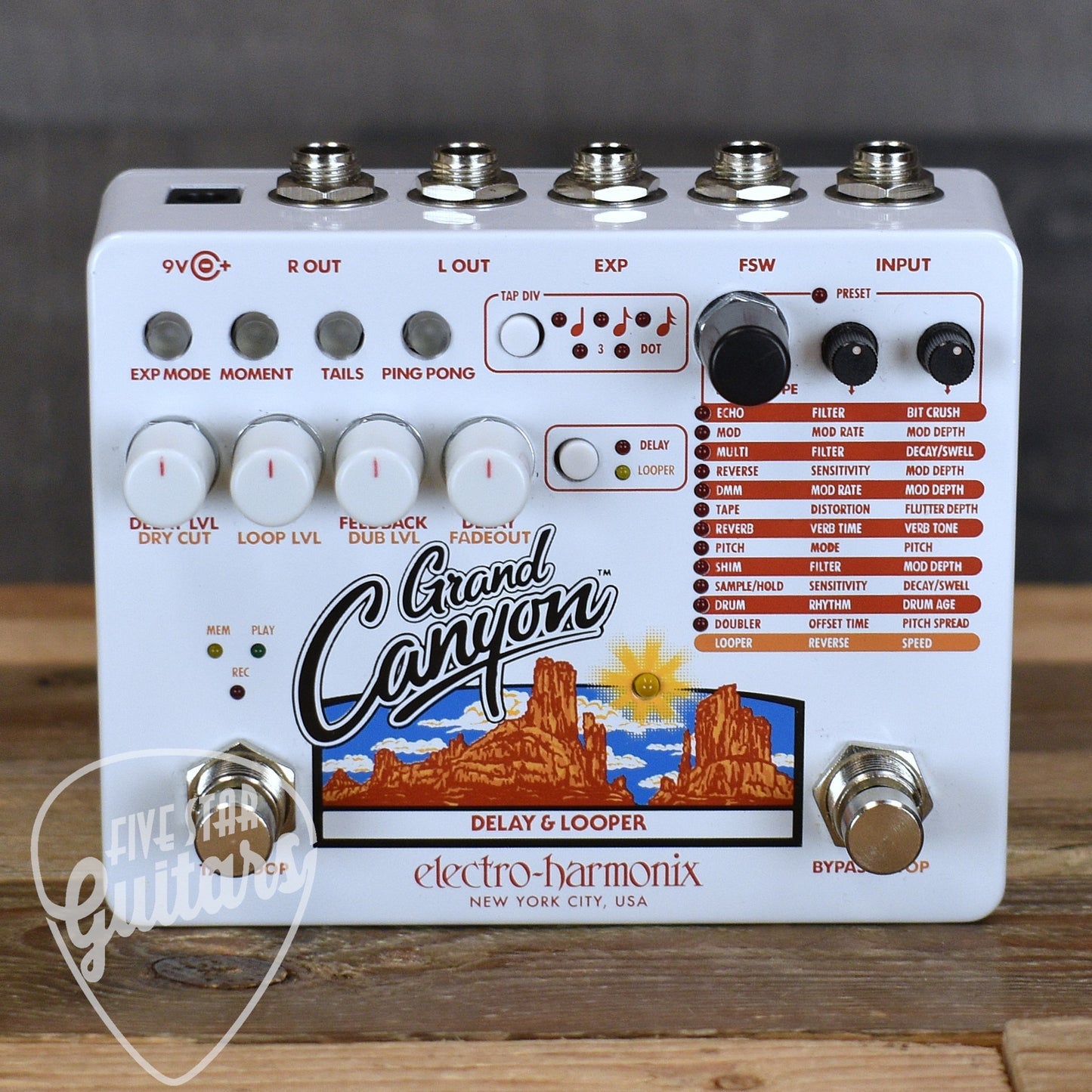 Pre-Owned EHX Grand Canyon Delay and Looper