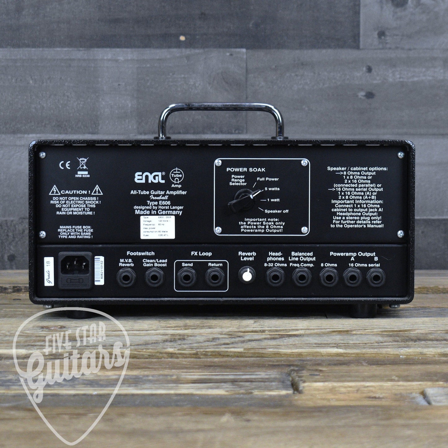 Pre-Owned ENGL Ironball Type E606 2-Channel 20-Watt Lunchbox Guitar Amp Head