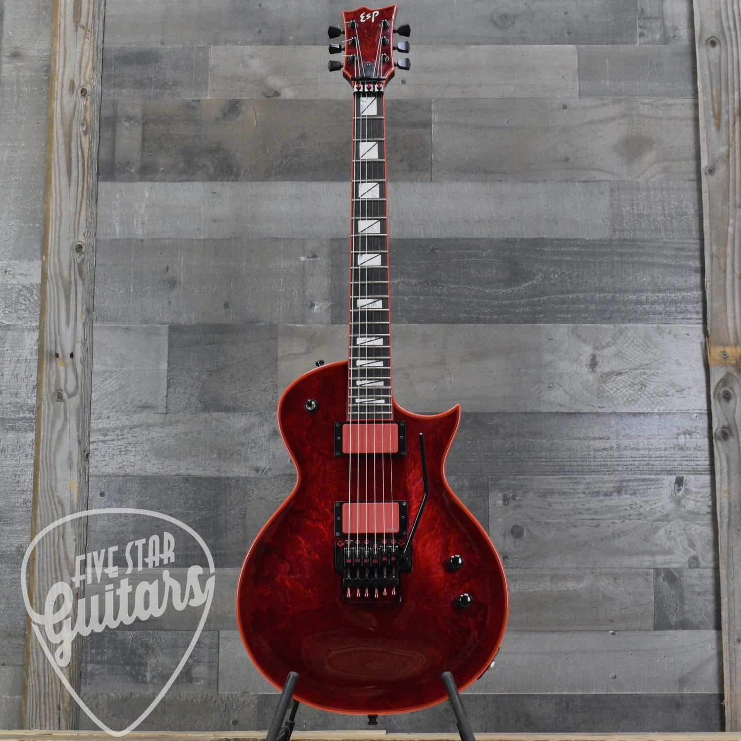 Pre-Owned ESP Gary Holt EC FR Electric Guitar - Liquid Metal Lava with Hardshell Case