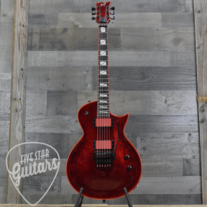 Pre-Owned ESP Gary Holt EC FR Electric Guitar - Liquid Metal Lava with Hardshell Case