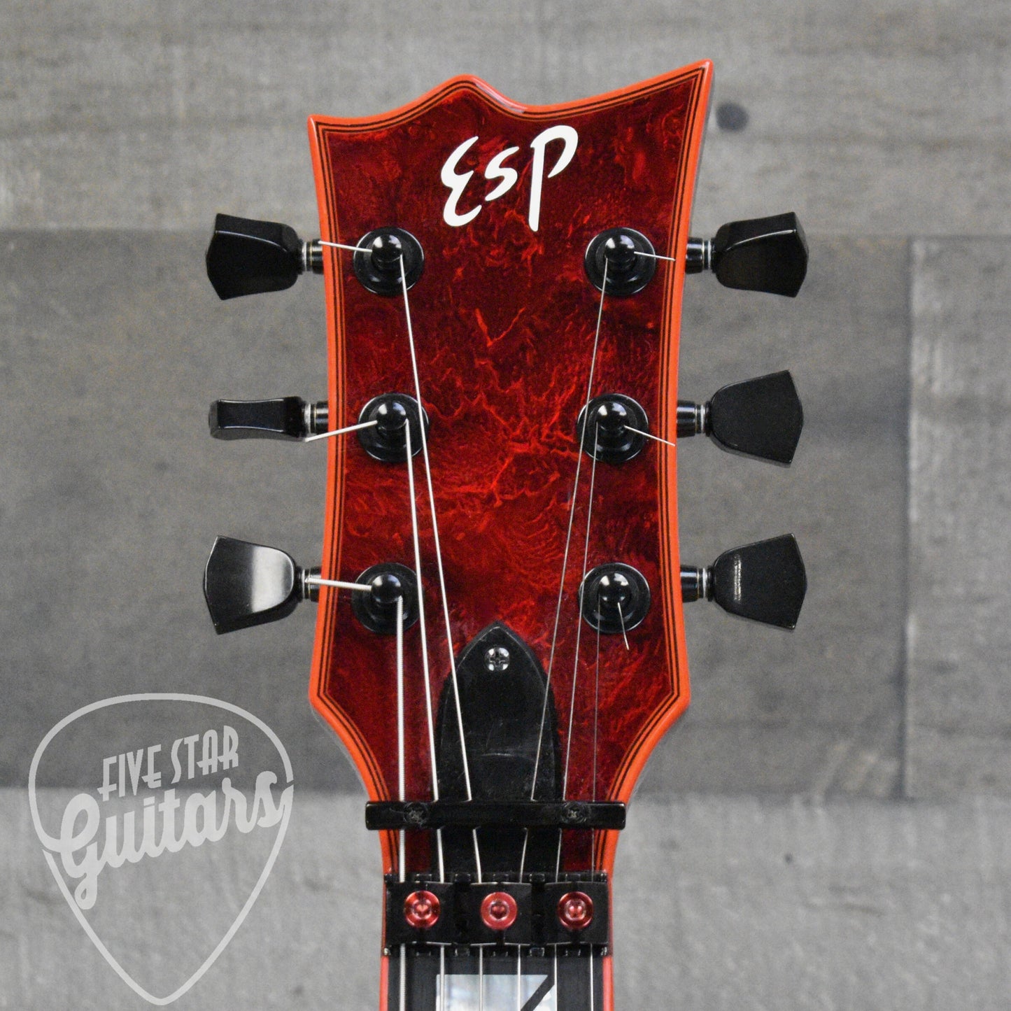 Pre-Owned ESP Gary Holt EC FR Electric Guitar - Liquid Metal Lava with Hardshell Case