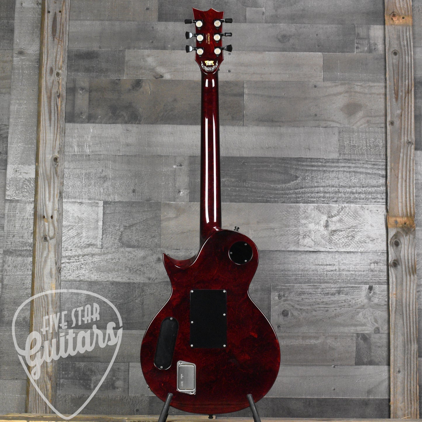 Pre-Owned ESP Gary Holt EC FR Electric Guitar - Liquid Metal Lava with Hardshell Case