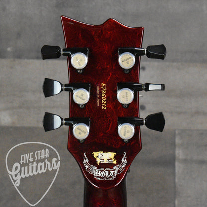 Pre-Owned ESP Gary Holt EC FR Electric Guitar - Liquid Metal Lava with Hardshell Case