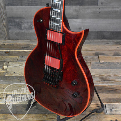 Pre-Owned ESP Gary Holt EC FR Electric Guitar - Liquid Metal Lava with Hardshell Case