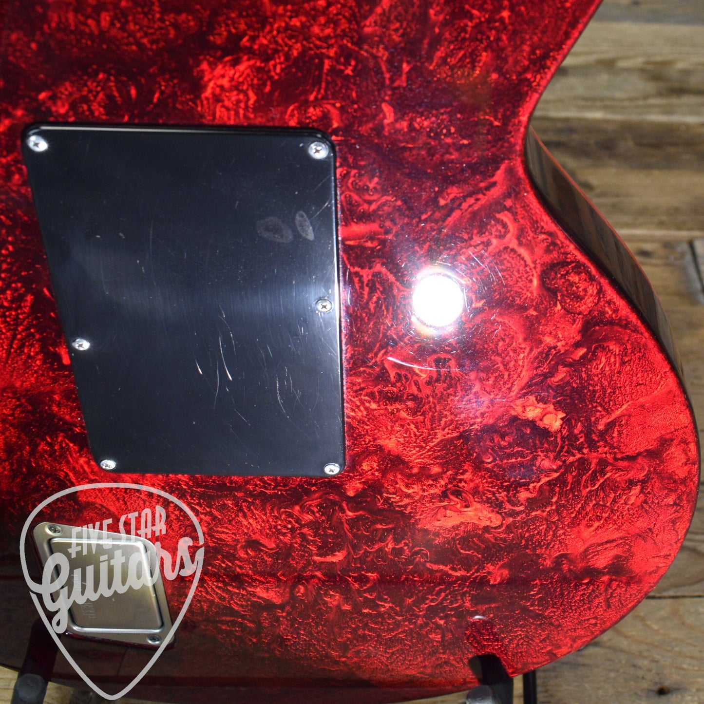 Pre-Owned ESP Gary Holt EC FR Electric Guitar - Liquid Metal Lava with Hardshell Case