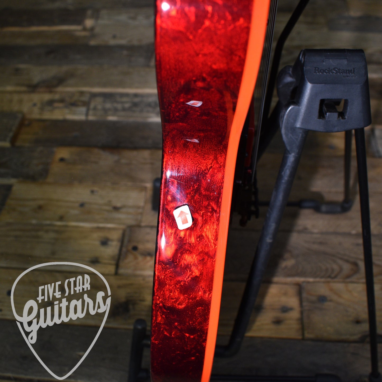 Pre-Owned ESP Gary Holt EC FR Electric Guitar - Liquid Metal Lava with Hardshell Case