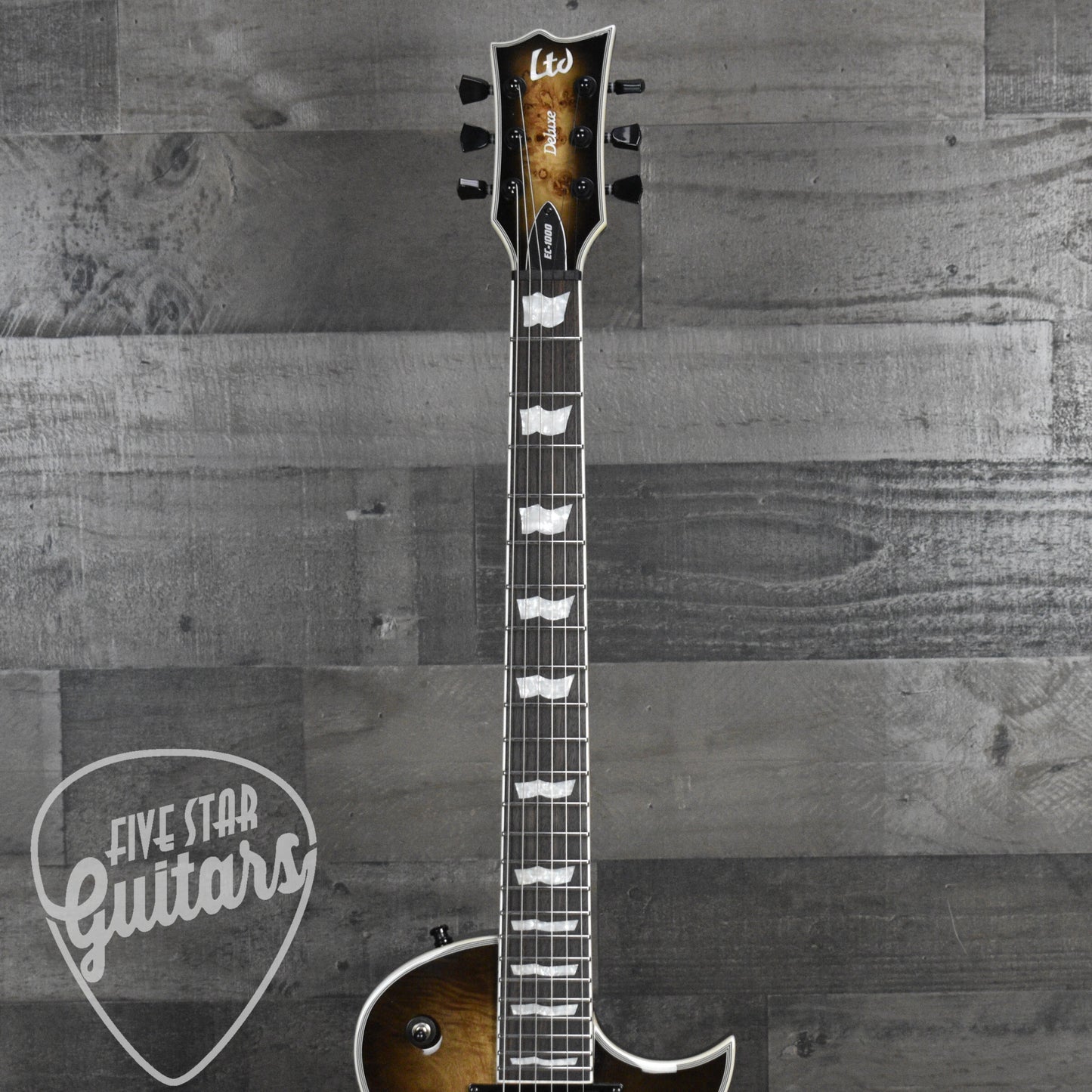 Pre-Owned ESP LTD EC-1000 - Black Natural Burst