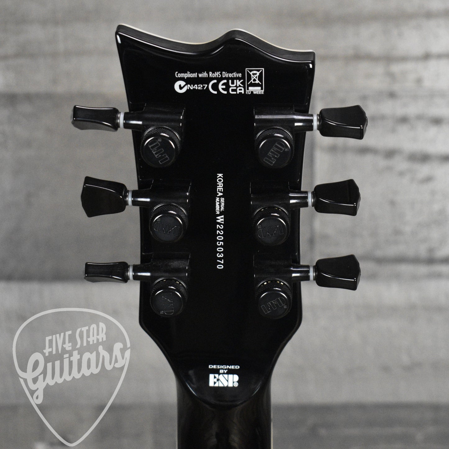 Pre-Owned ESP LTD EC-1000 - Black Natural Burst