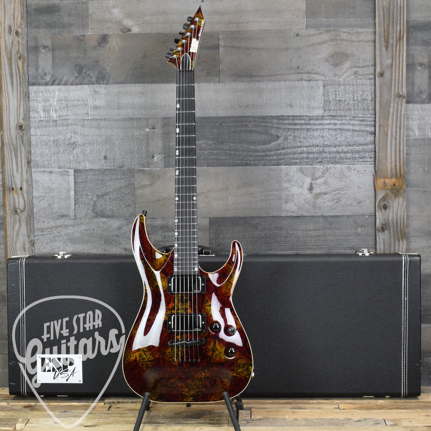 Pre-Owned ESP USA HORIZON-II - Hellfire with Hardshell Case