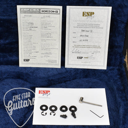 Pre-Owned ESP USA HORIZON-II - Hellfire with Hardshell Case