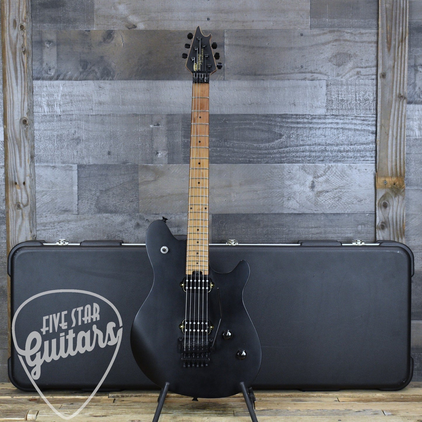 Pre-Owned EVH Wolfgang WG Standard  - Bomber Black with Hardshell Case
