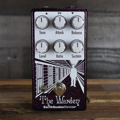 Pre-Owned Earthquaker Devices The Warden Optical Compressor V2 - Limited Edition Purple Sparkle