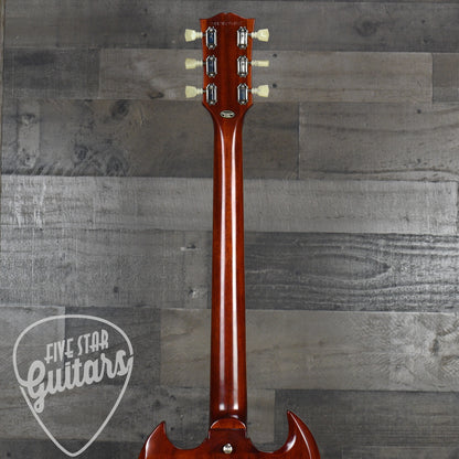 Pre-Owned Epiphone 1964 SG Standard Maestro Vibrola Reissue - Cherry Red with Hardshell Case
