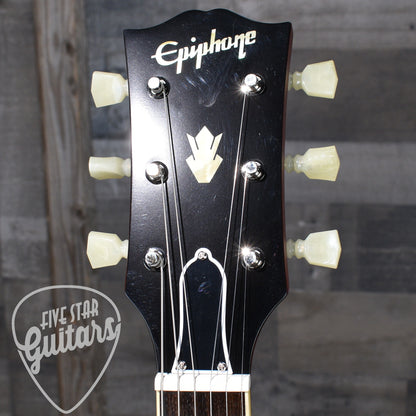 Pre-Owned Epiphone 1964 SG Standard Maestro Vibrola Reissue - Cherry Red with Hardshell Case