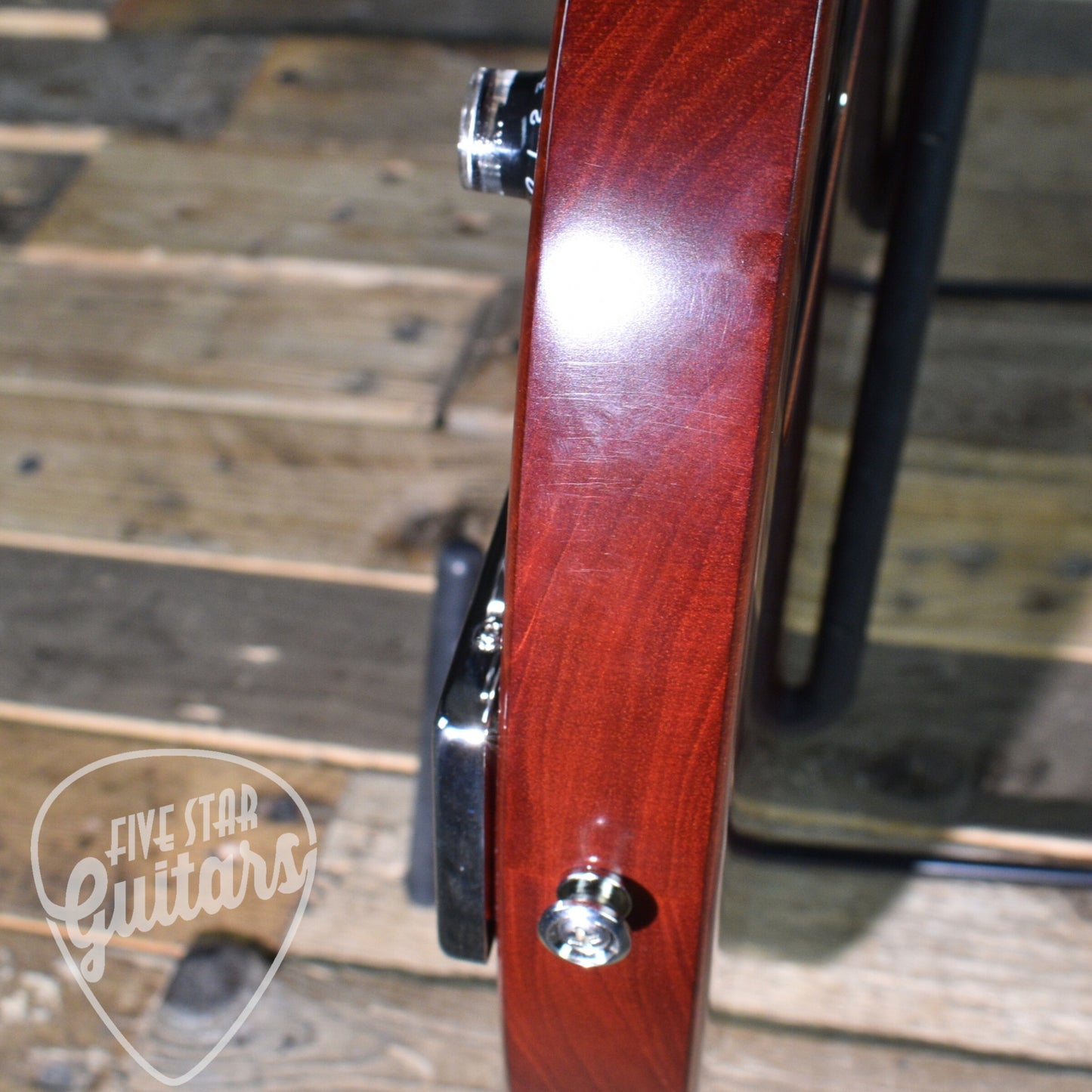 Pre-Owned Epiphone 1964 SG Standard Maestro Vibrola Reissue - Cherry Red with Hardshell Case