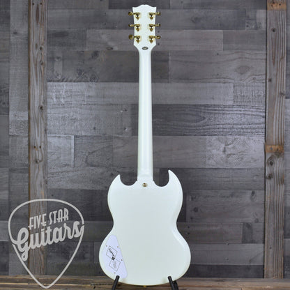 Pre-Owned Epiphone '63 Les Paul SG Custom with Maestro Vibrola - Classic White with Hard Shell Case