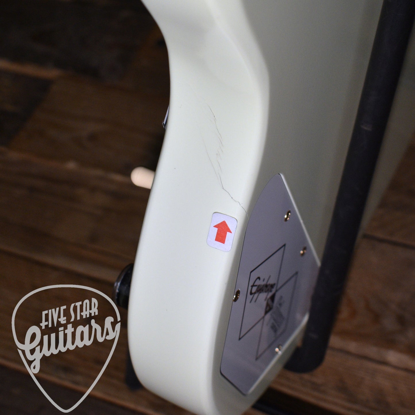 Pre-Owned Epiphone '63 Les Paul SG Custom with Maestro Vibrola - Classic White with Hard Shell Case